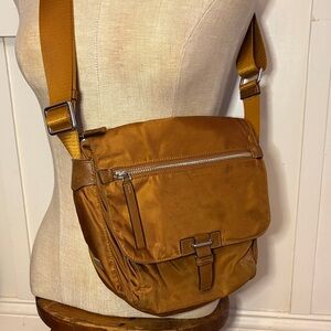 TUMI Copper Vinyl Crossbody Bag